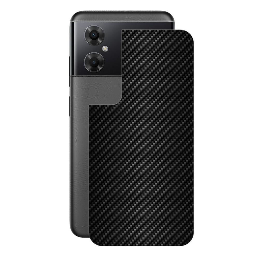 Película para Xiaomi Poco M4 5G - Traseira de Fibra de Carbono Preta - Gshield
