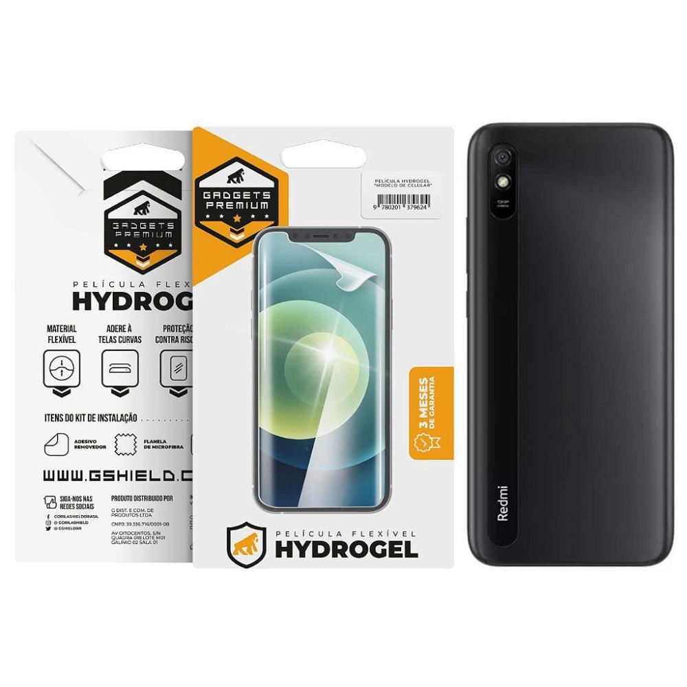 Película para Xiaomi Redmi 9A - Traseira Hydrogel HD- Gshield