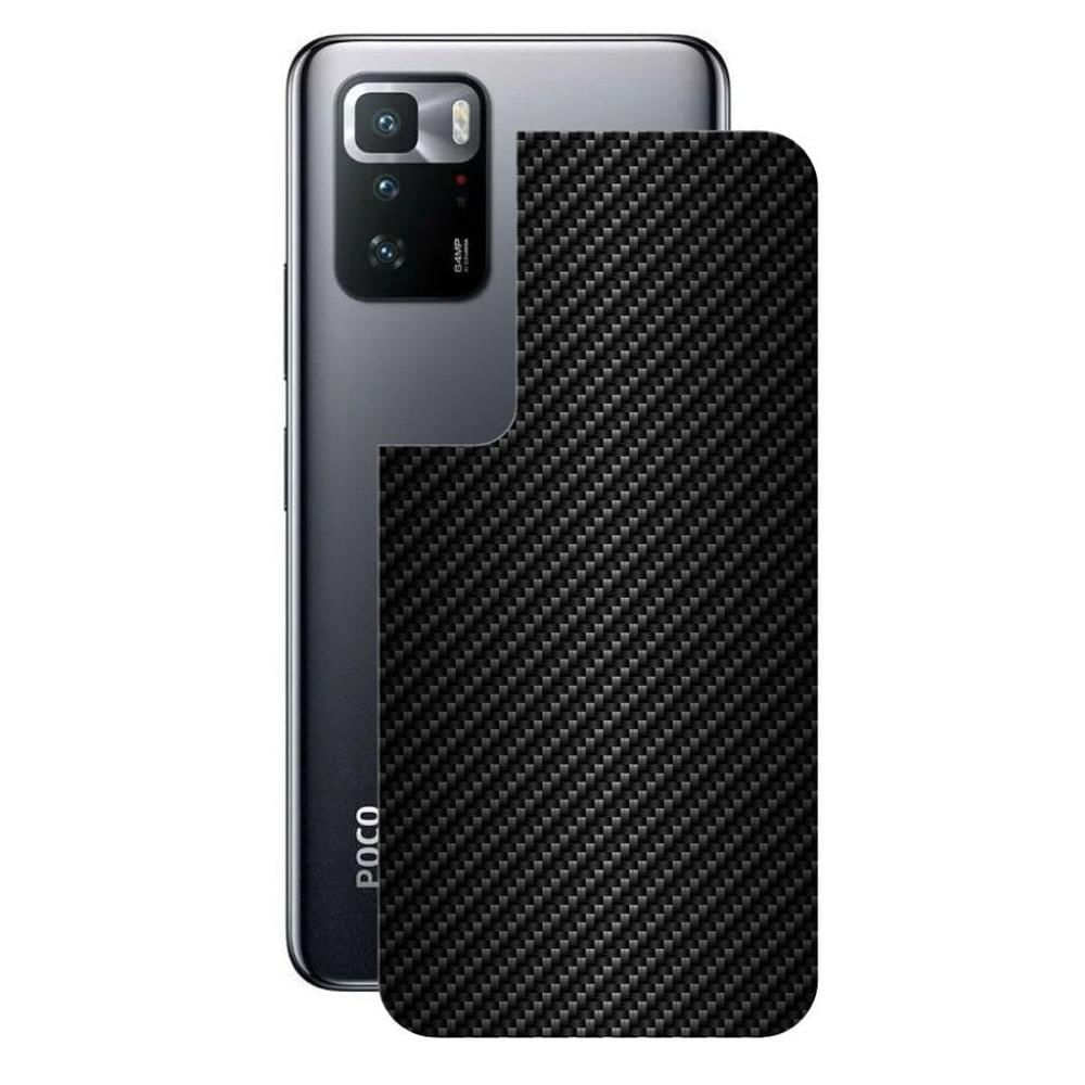 Película para Xiaomi Poco X3 GT - Traseira de Fibra de Carbono Preta - Gshield