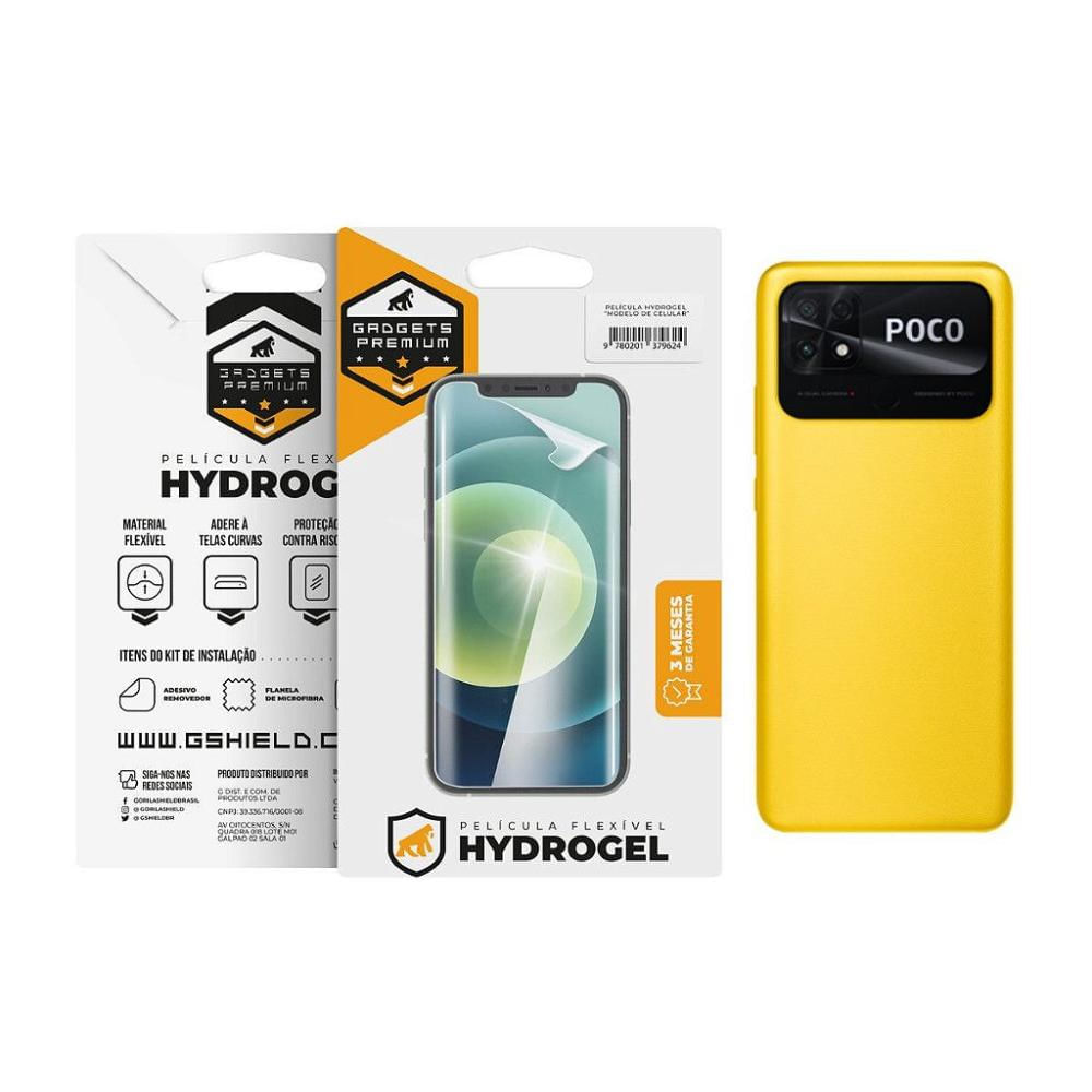 Película para Xiaomi Poco C40 - Traseira Hydrogel HD- Gshield