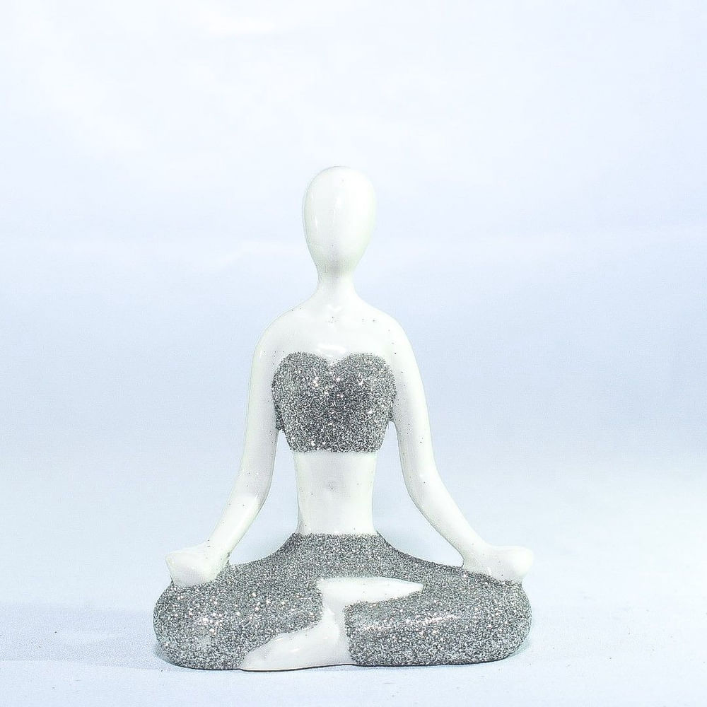 ENFEITE DECORATIVO CERÂMICA YOGA II