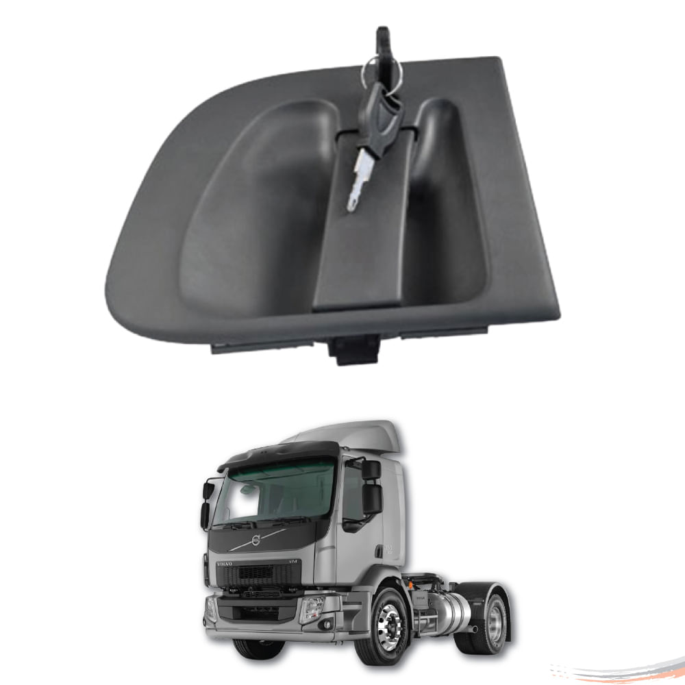 Maçaneta Externa Porta Esquerda Com Chave Volvo VM Todos