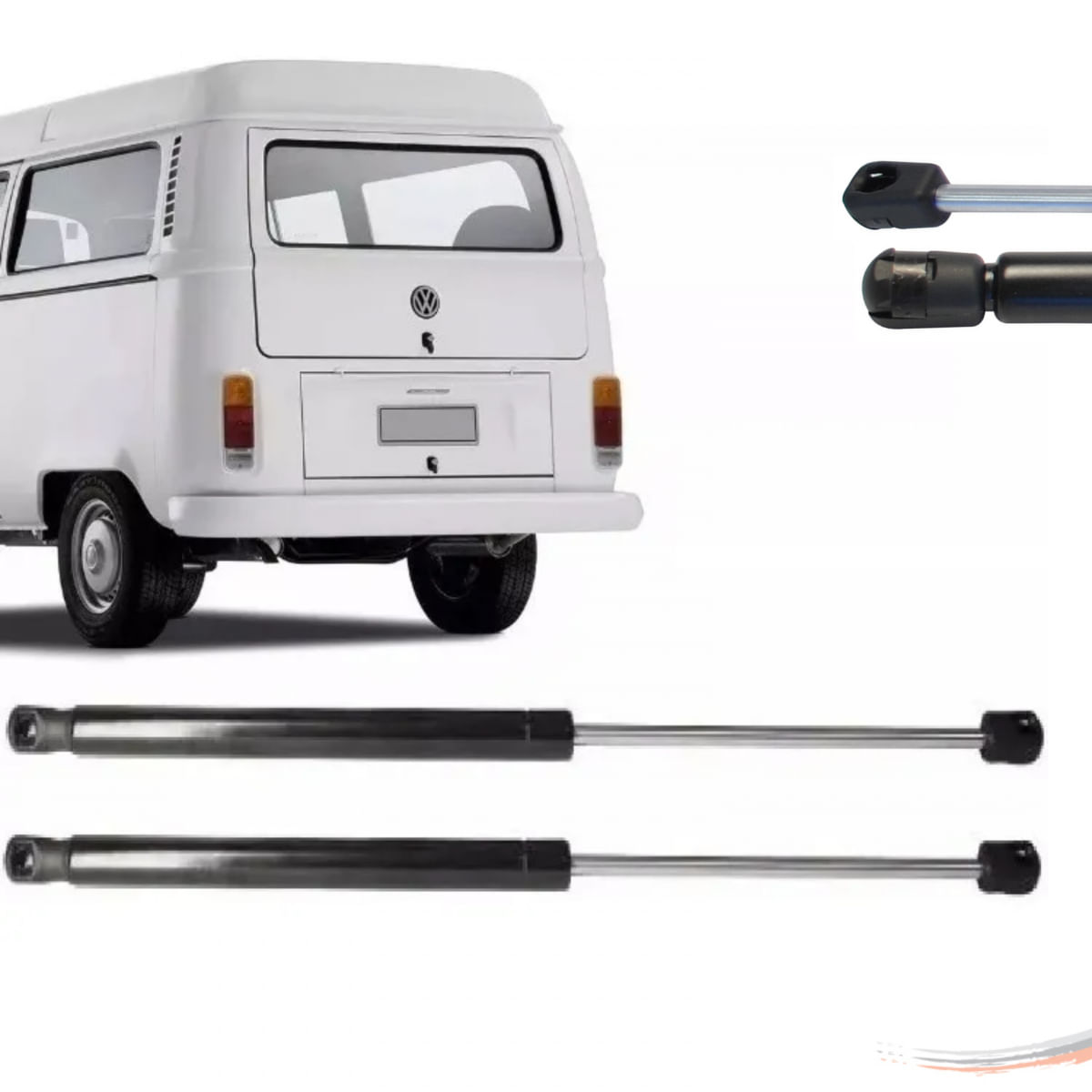 Par Amortecedores Tampa Porta-Malas Kombi 97 A 13 - 45,2 cm