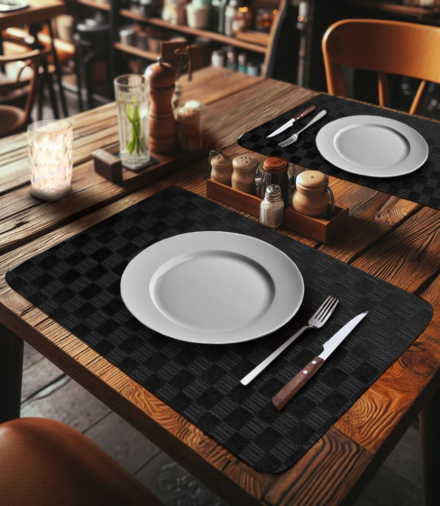 80 Jogo Americano Atacado Restaurante Bar impermeável CS Pt