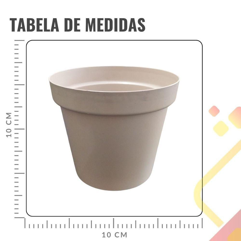 Vaso Redondo Floratta Rischioto - 3 Litros Cor Verde