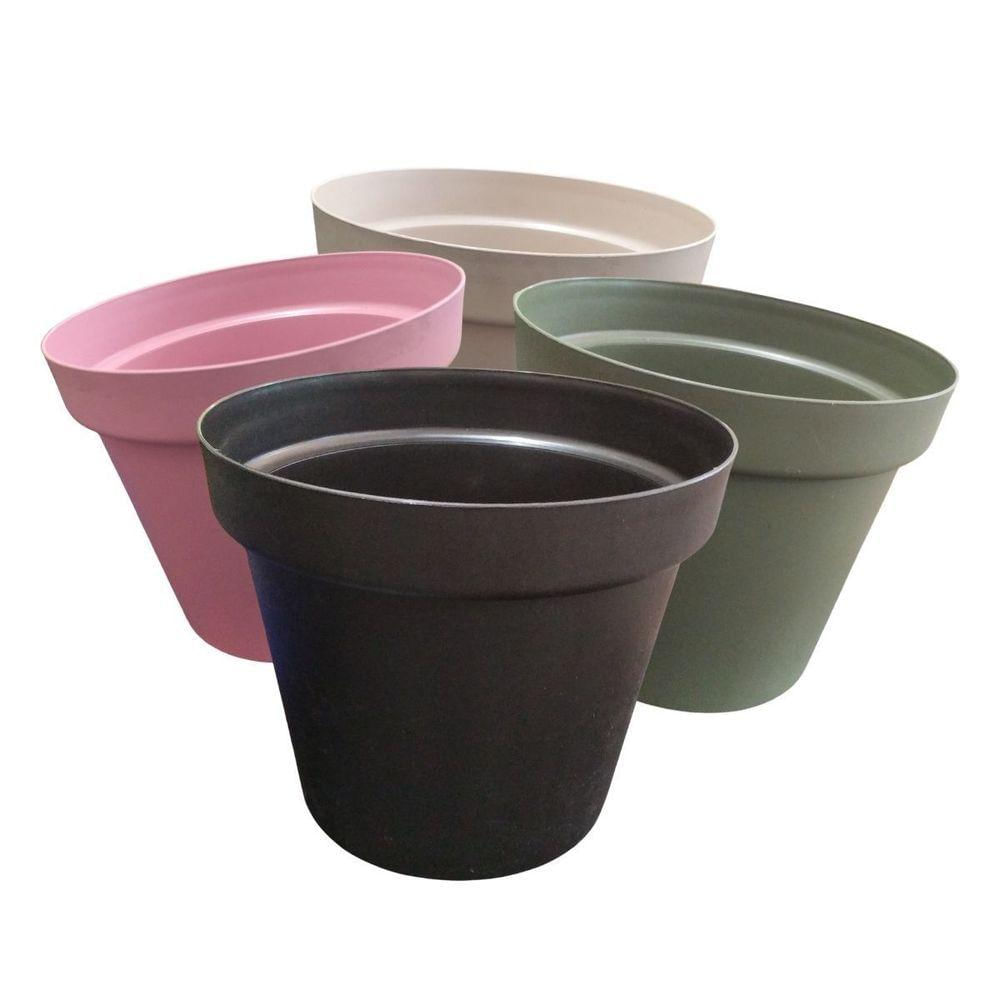 Vaso Redondo Floratta Rischioto - 3 Litros Cor Verde