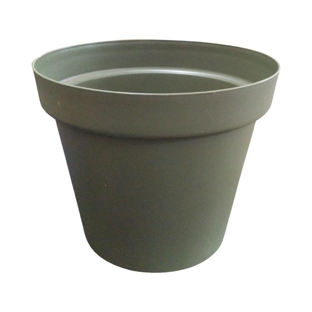 Vaso Redondo Floratta Rischioto - 3 Litros Cor Verde