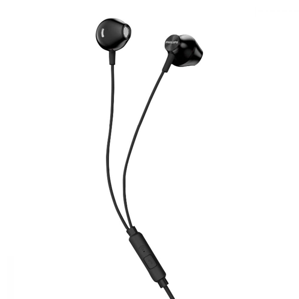 Fone De Ouvido Intra Auricular Com Microfone Taue101bk Preto