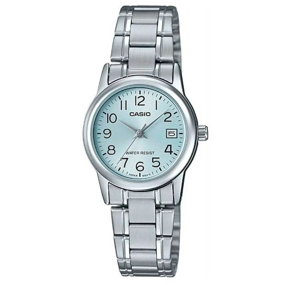 Relógio Casio Feminino Ref: Ltp-V002d-2budf Clássico Prateado