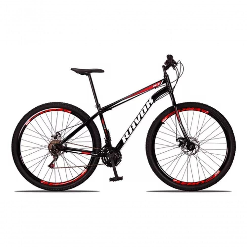Bicicleta Bike Aço 21 Velocidades Aro 29 Preto/Vermelho