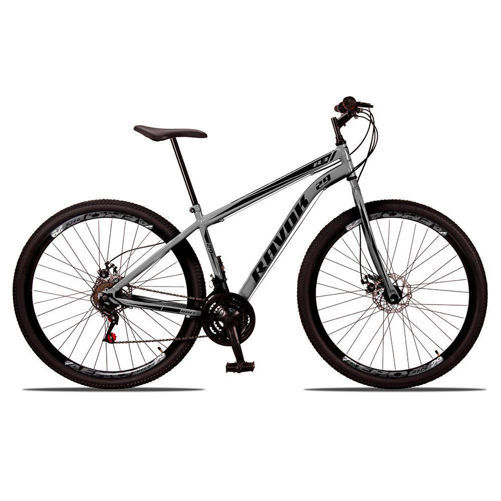 Bicicleta Bike Aço 21 Marchas Velocidades Aro 29 Grafite