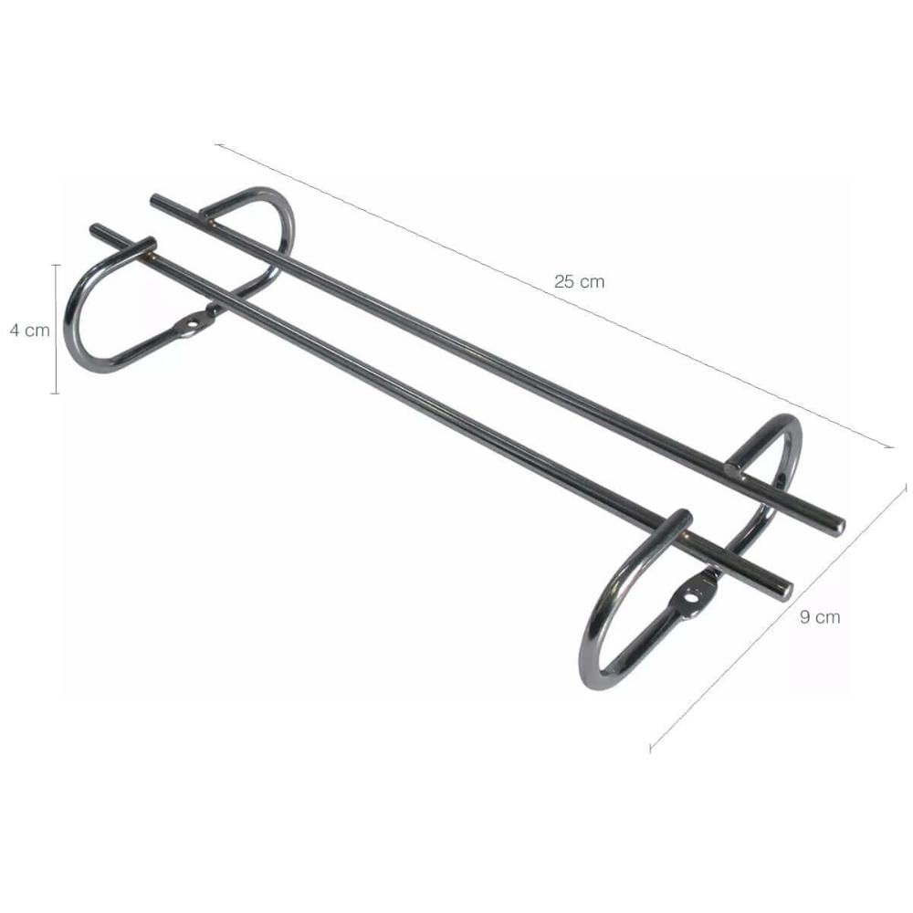 12 Suporte Para Taças Cromado Aramado Adega Bar Vinho 25cm