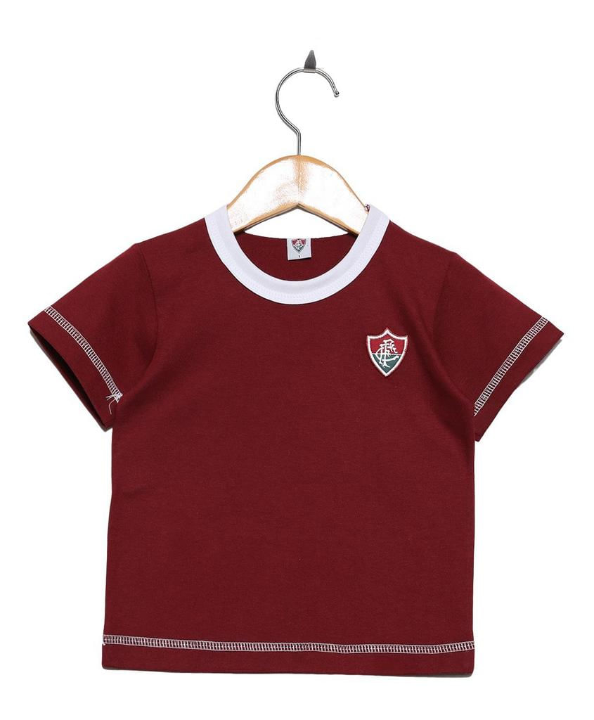 Camiseta Bebê Fluminense Grená Oficial