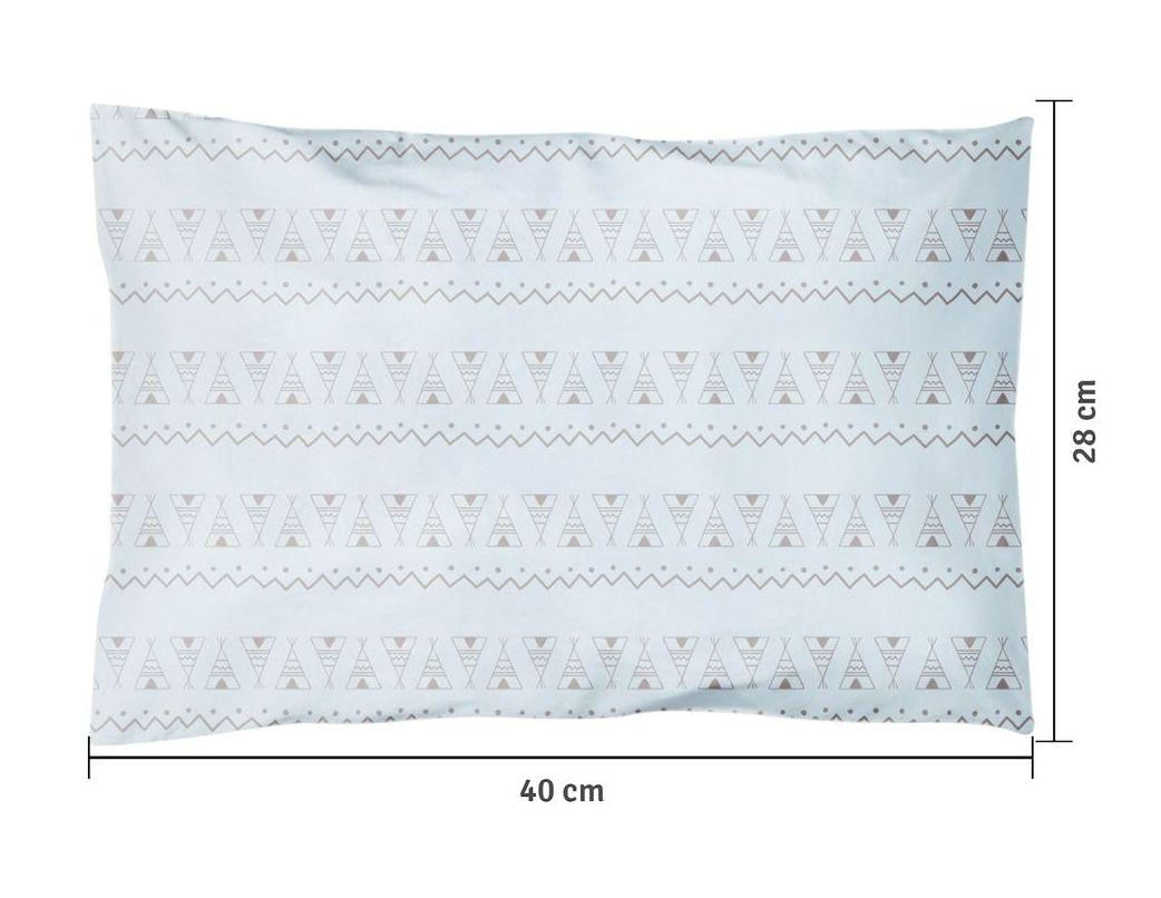 Travesseiro Bebê Estampa Oca Azul 40 x 28cm Papi