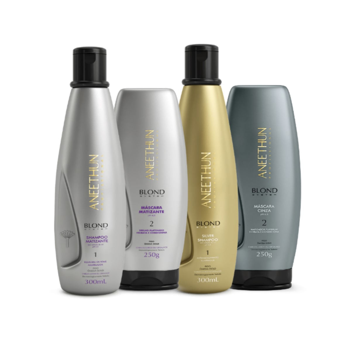 Kit Aneethun Blond System SH M. + Mask M. + SH S. + Mask C.