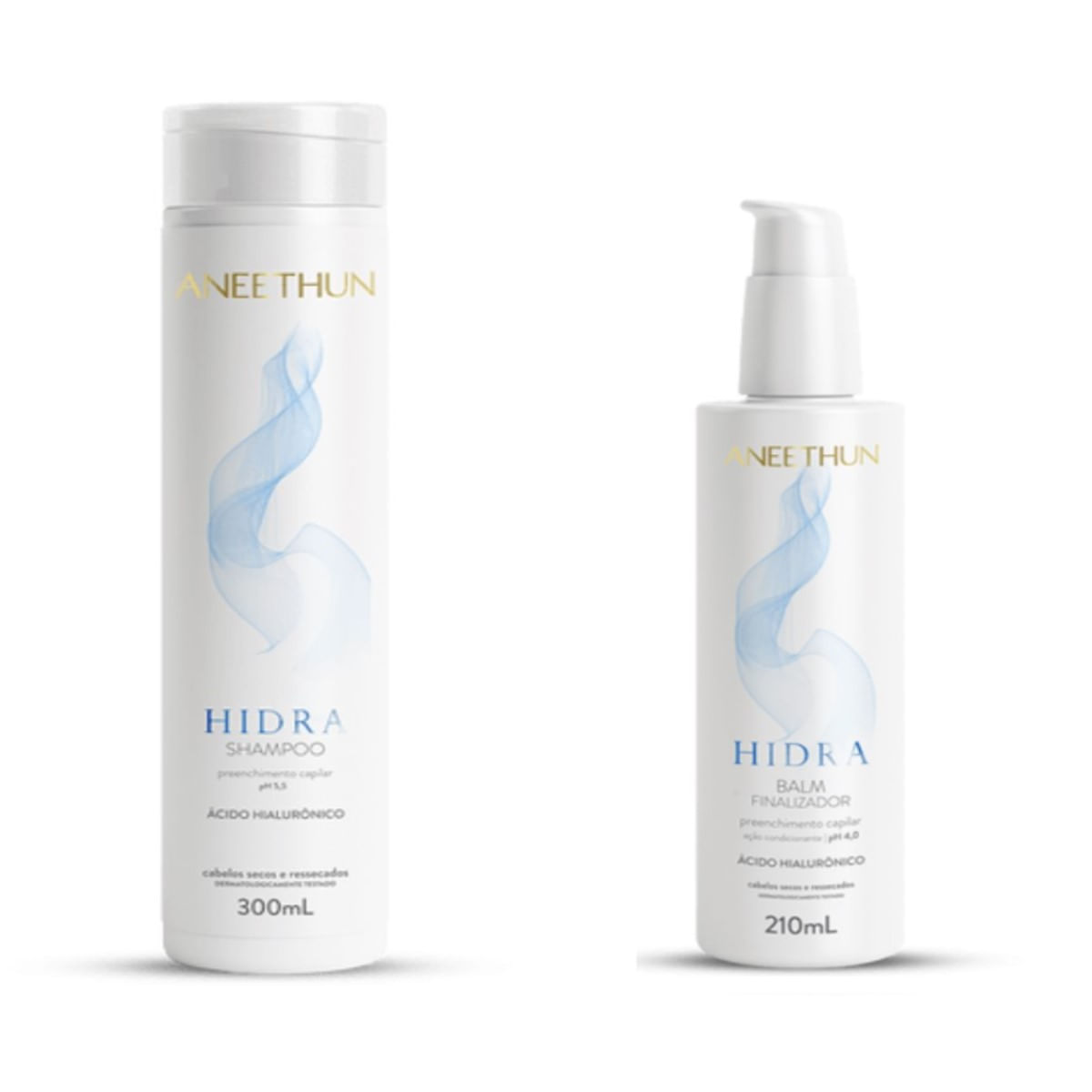 Kit Aneethun SH Hidra 300ml + Balm Finalizador Hidra 210ml