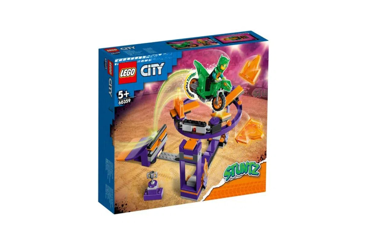 Lego City Desafio de Enterradas  Rampa de Acrobacias 60359