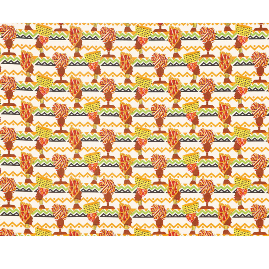 TECIDO PATCHWORK AM-2594 ESTAMPADO BAHIANA 5496 DOHLER 50X150CM