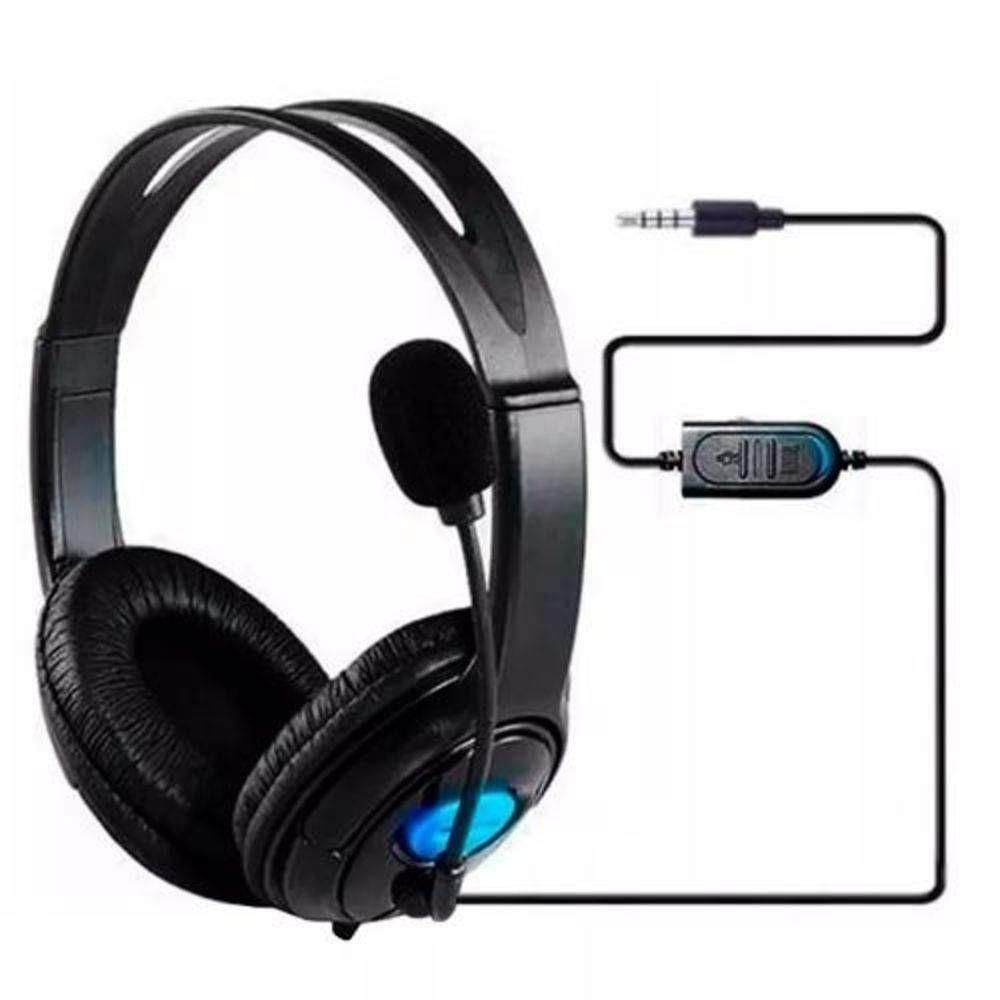 Headset Fone De Ouvido Com Microfone Para Ps4, Xbox One