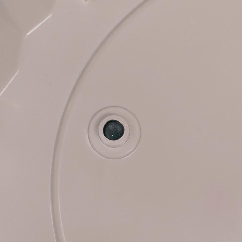 Vaso Cachepot Wave 25cm Branco Antigo