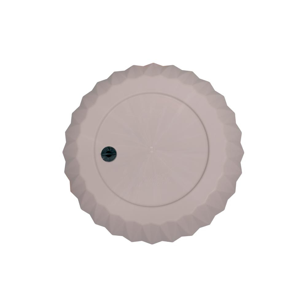 Vaso Cachepot Wave 25cm Branco Antigo
