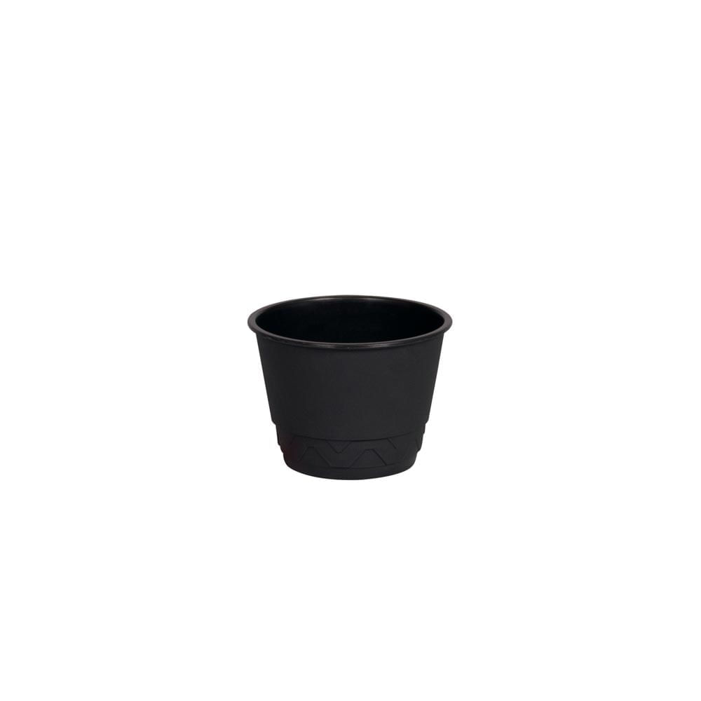 Vaso 2 em 1 10cm Preto