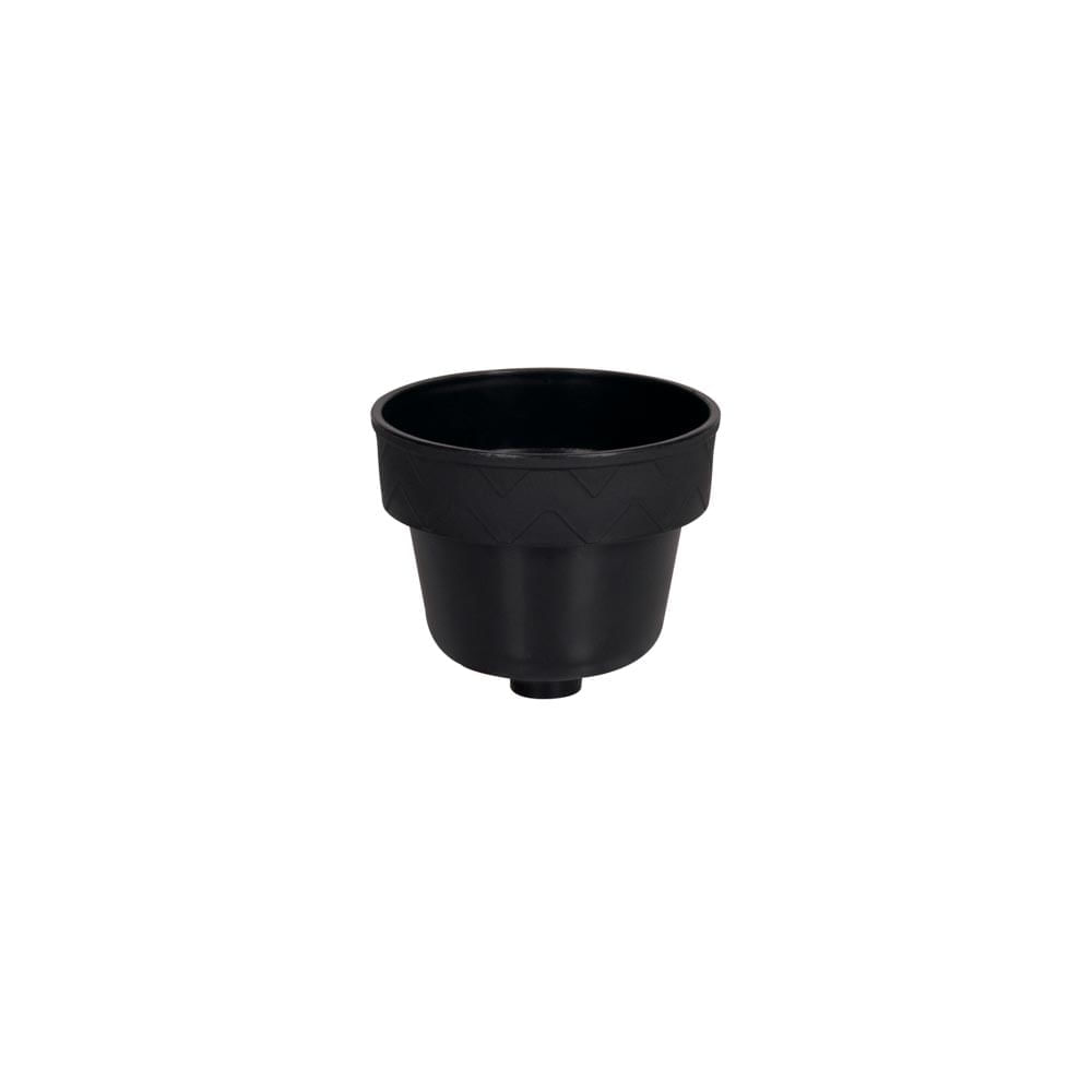 Vaso 2 em 1 10cm Preto