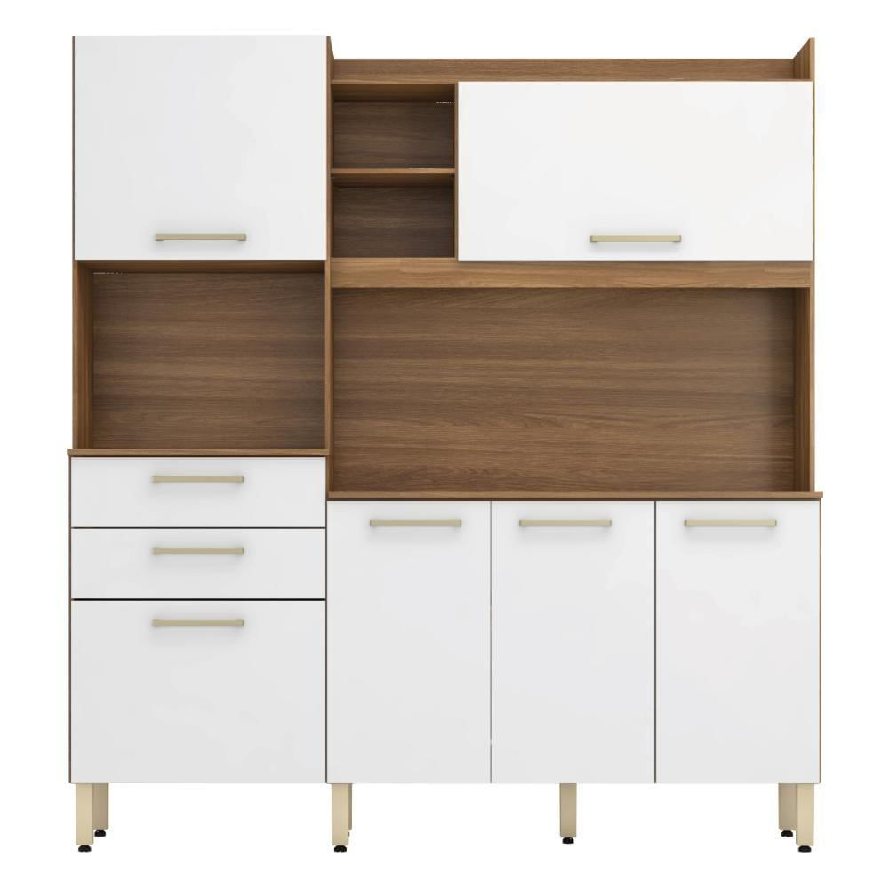 Armário de Cozinha Select com 6 Portas e 2 Gavetas