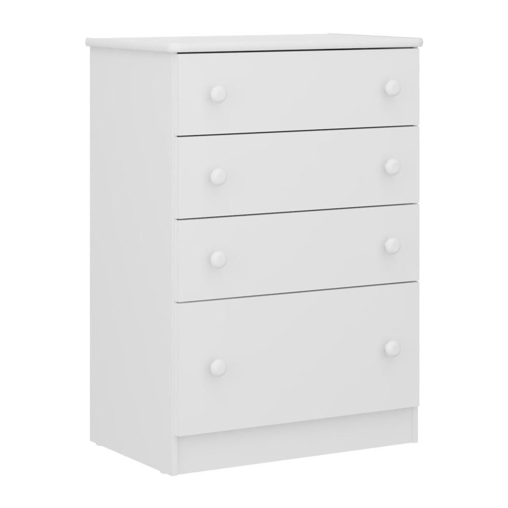 Cômoda João e Maria 4 Gavetas Branco/clorido Multimóveis