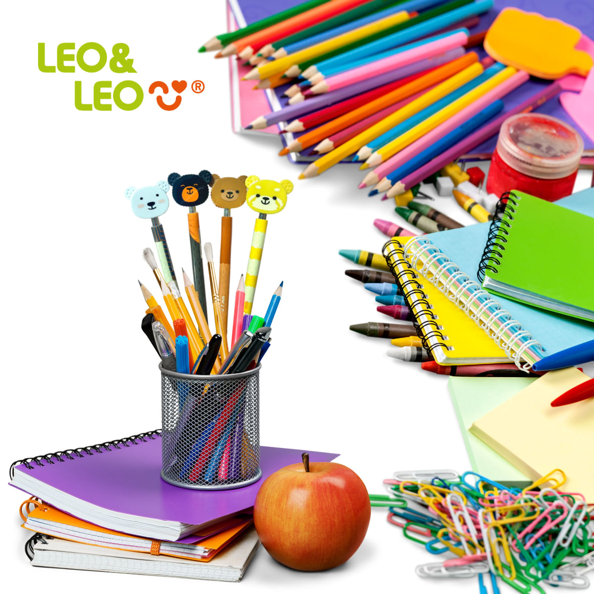 LAPISEIRA 0.5 COM URSINHOS CORES VARIADAS UNIDADE LEO E LEO