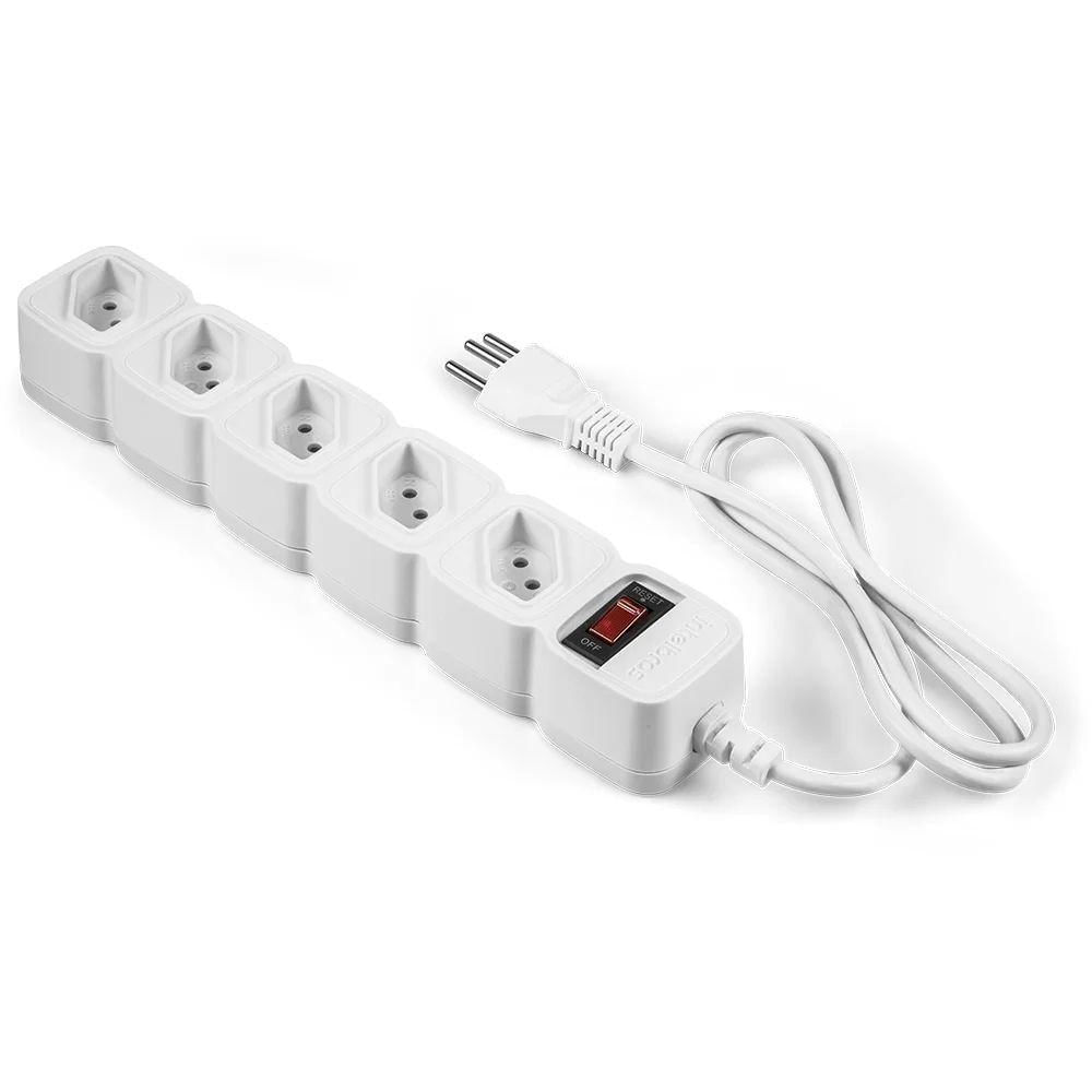 Protetor De Linha Intelbras Com 5 Tomadas Epe 205 - Branco