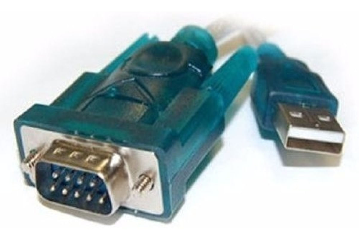 Cabo Conversor Porta Serial Rs232 Usb 2.0 Azul Db09 9 Pin