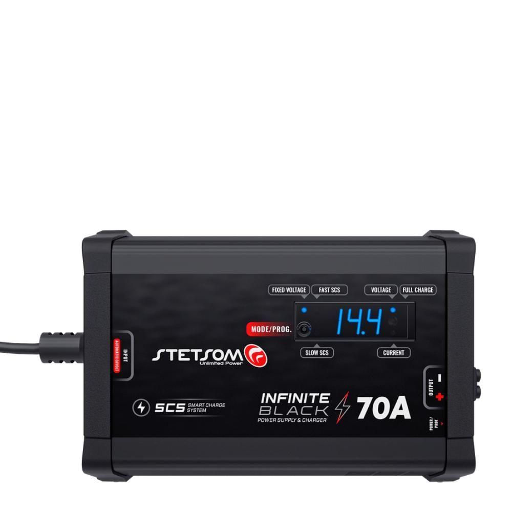 Carregador De Bateria - Fonte Stetsom Infinity Black 70a...