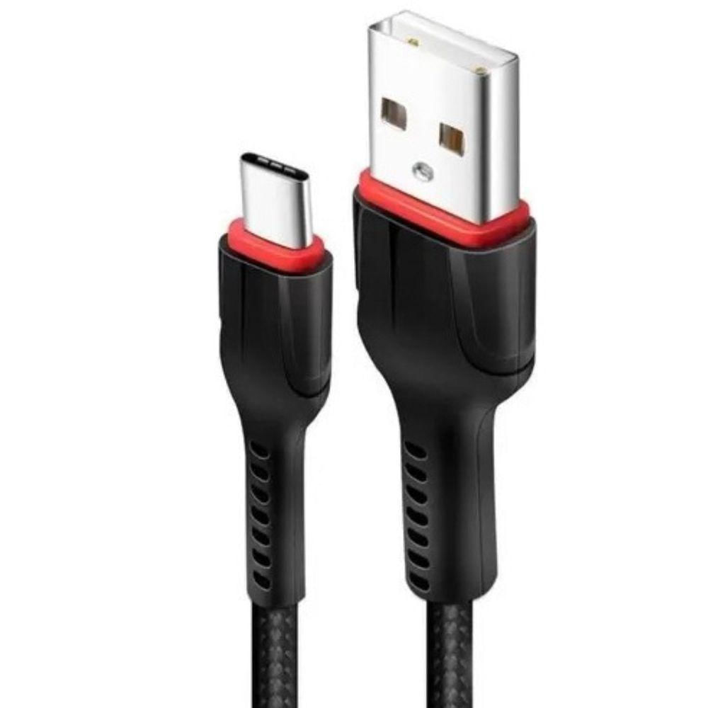 Cabo Usb Rápido Preto Compatível Com Samsung A04