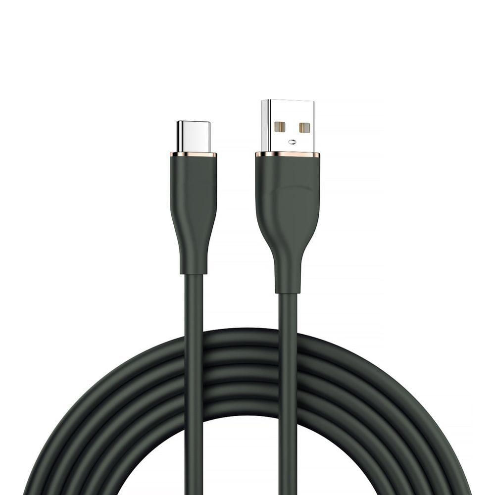 Cabo Usb Rápido Preto Compatível Com Moto G82