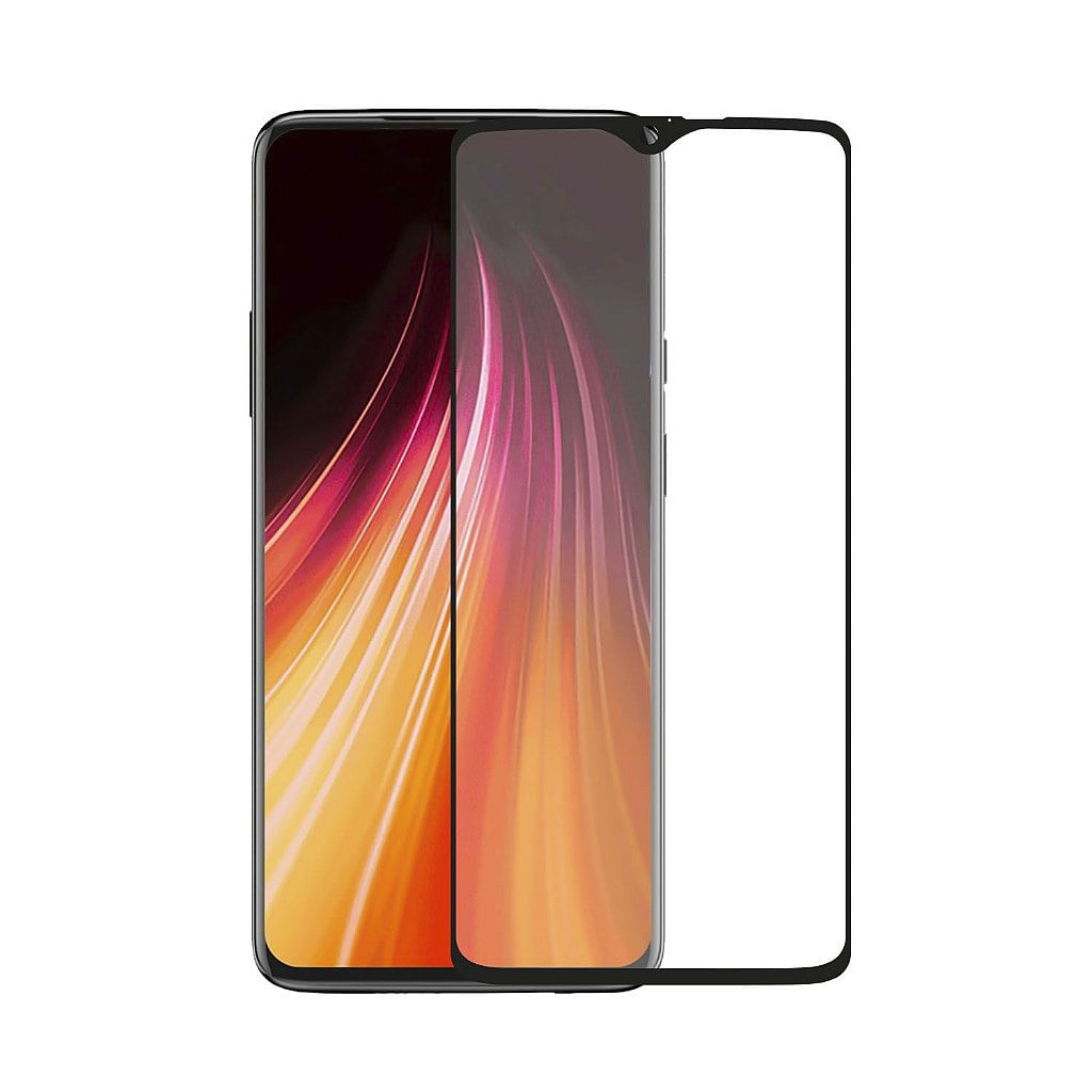 Película Coverage Color Para Xiaomi Redmi Note 8 - Preta - Gshield (Cobre Toda Tela)