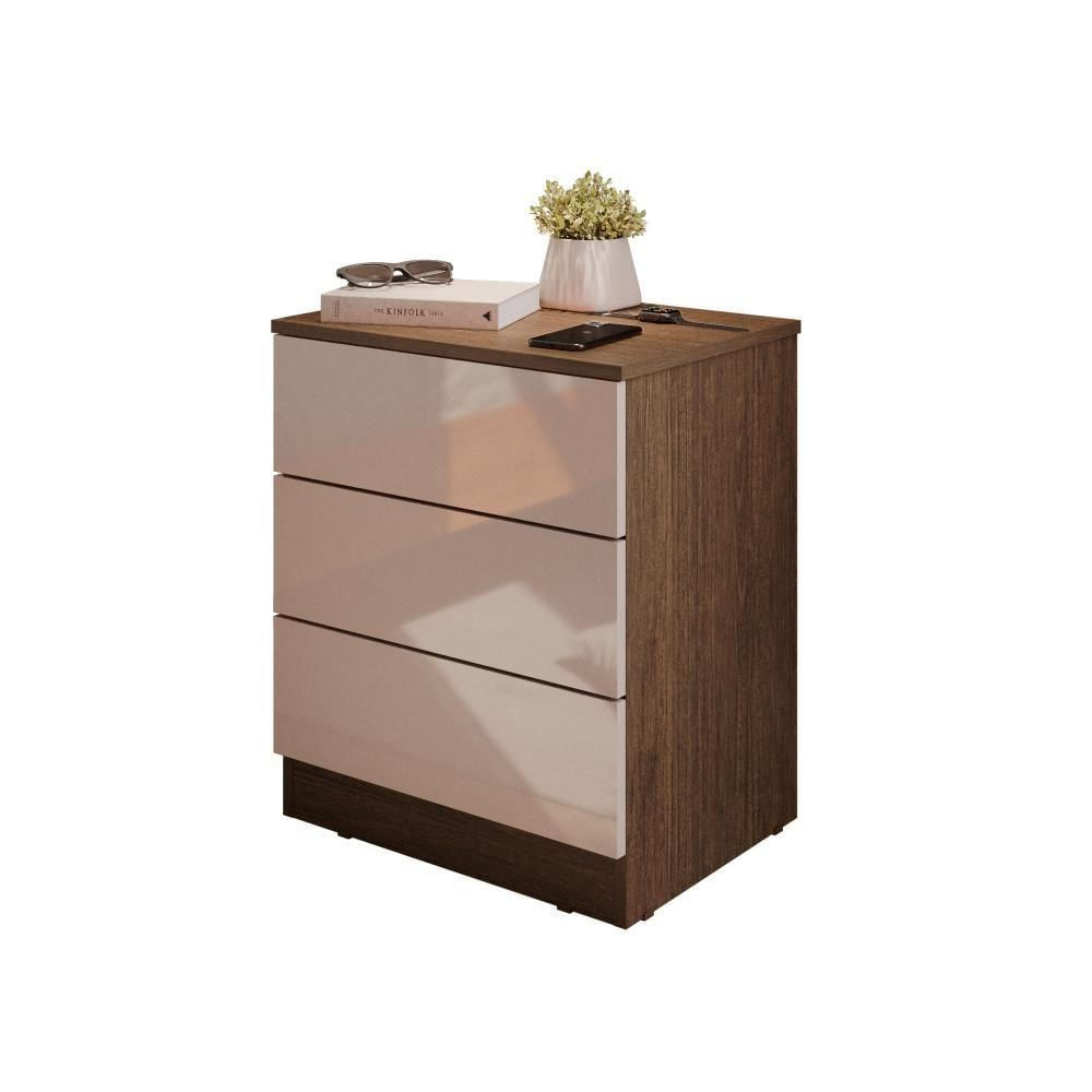 Mesa De Cabeceira Paris - Mais Móveis Newcanion-offwhite
