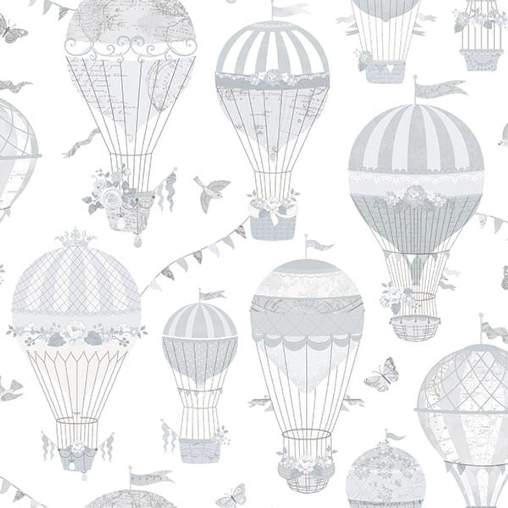 Papel De Parede Just 4 Kids Balões G56542 - Rolo 10m X 0,52m