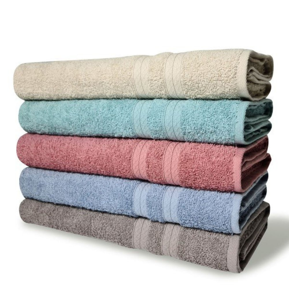 Kit 5 Toalhas Super Grossa Felpuda E Macia 80x150cm Beka Sortidos