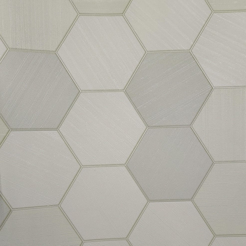 Papel de Parede Metropolis 3 Geométrico Cinza MT300102R