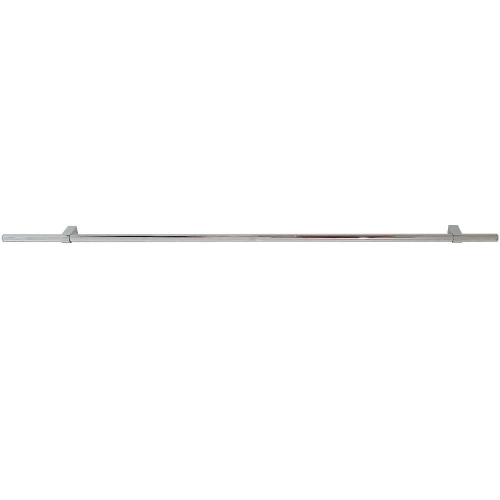 Barra De Utensílios Suporte De Cozinha Redonda Aço Inox 100cm