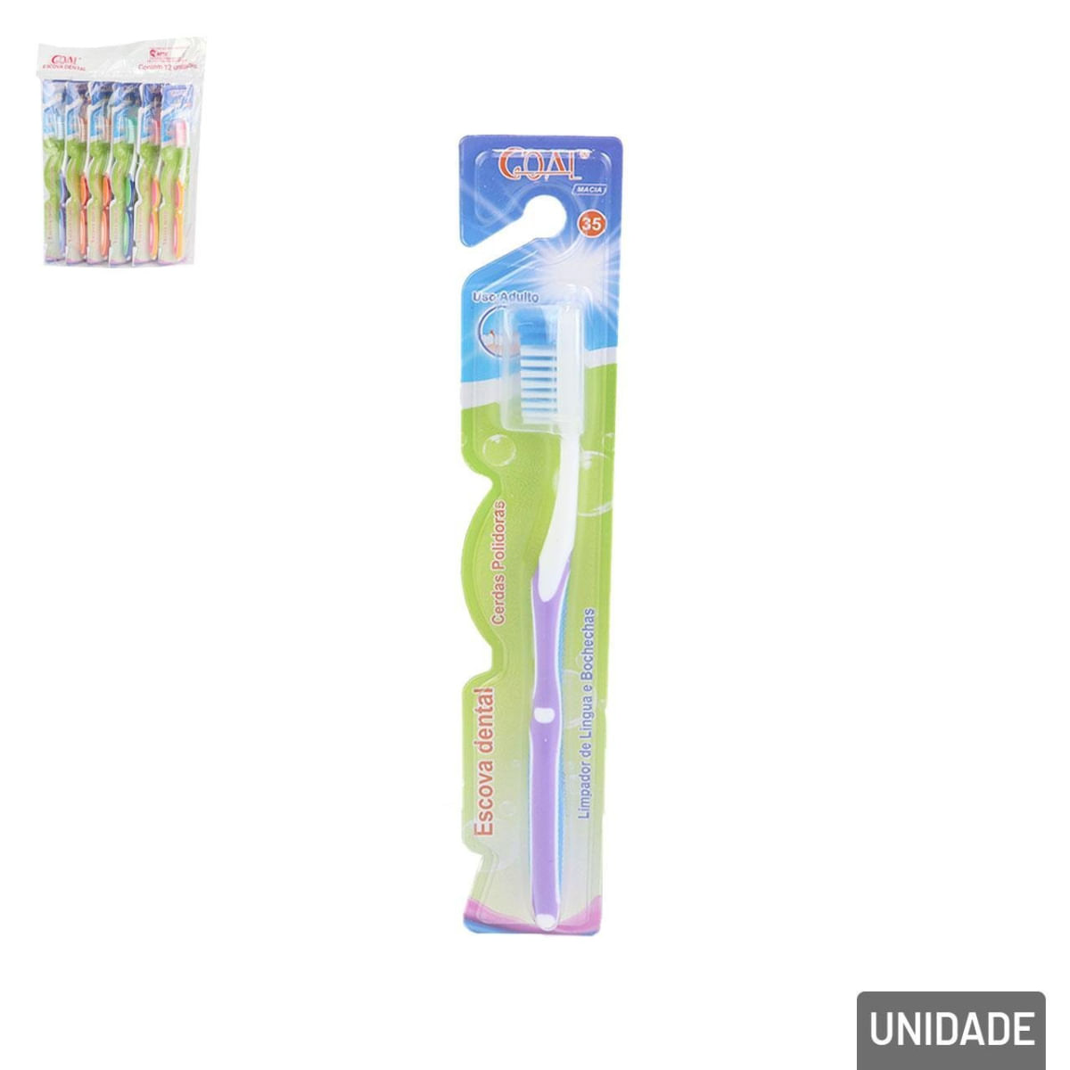 ESCOVA DE DENTE ADULTO COM CAPINHA PROTETORA MACIA CORES VARIADAS