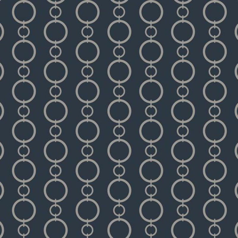 Papel de Parede Waverly Stripes Chain Stripe Azul SV2744 Waverly Stripes SV2744