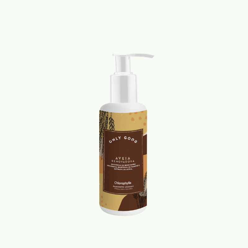 Sabonete Líquido Only Good Aveia Renovadora 175ml QHS - Chlorophylla