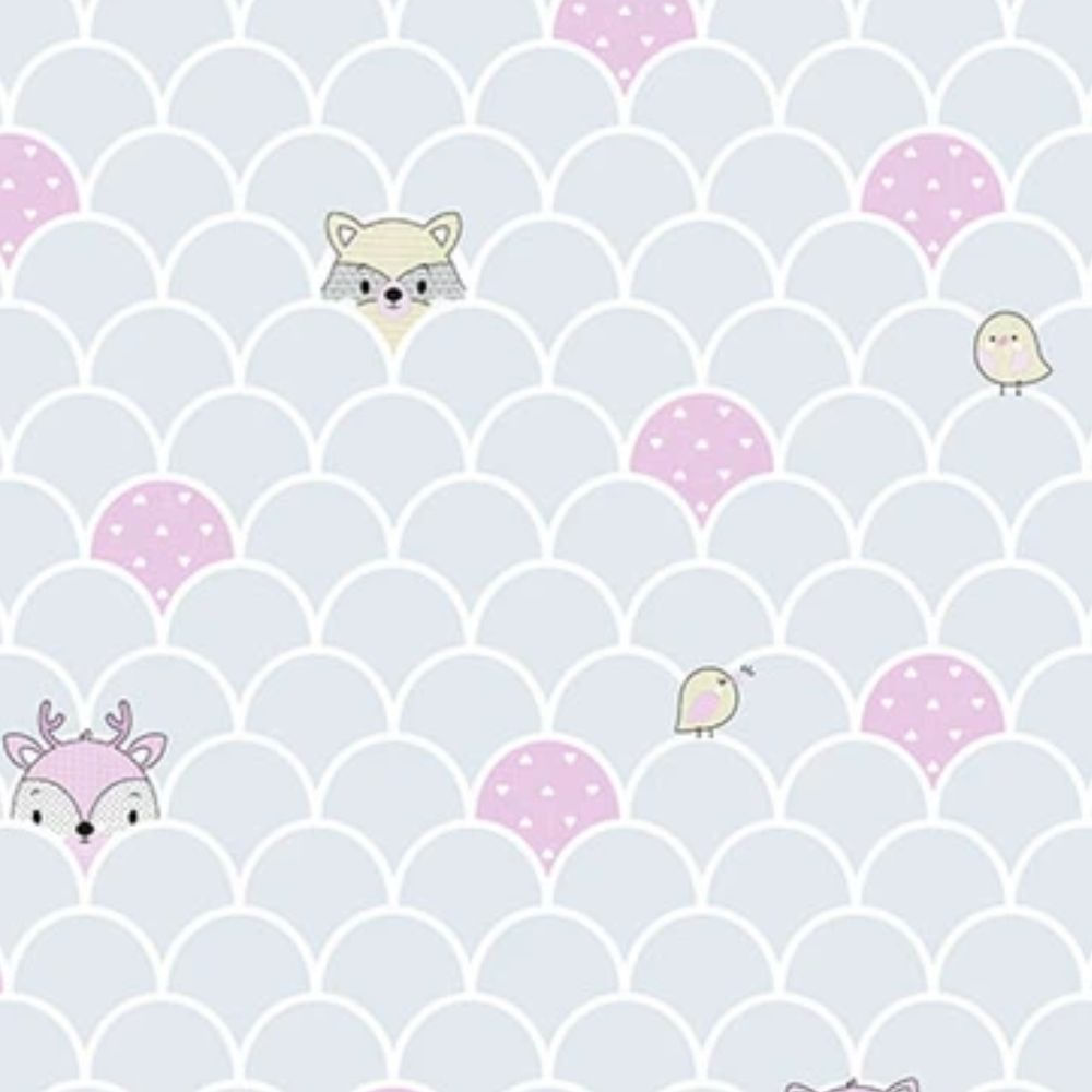 Papel de Parede YOYO II Infantil Azul YY204103R