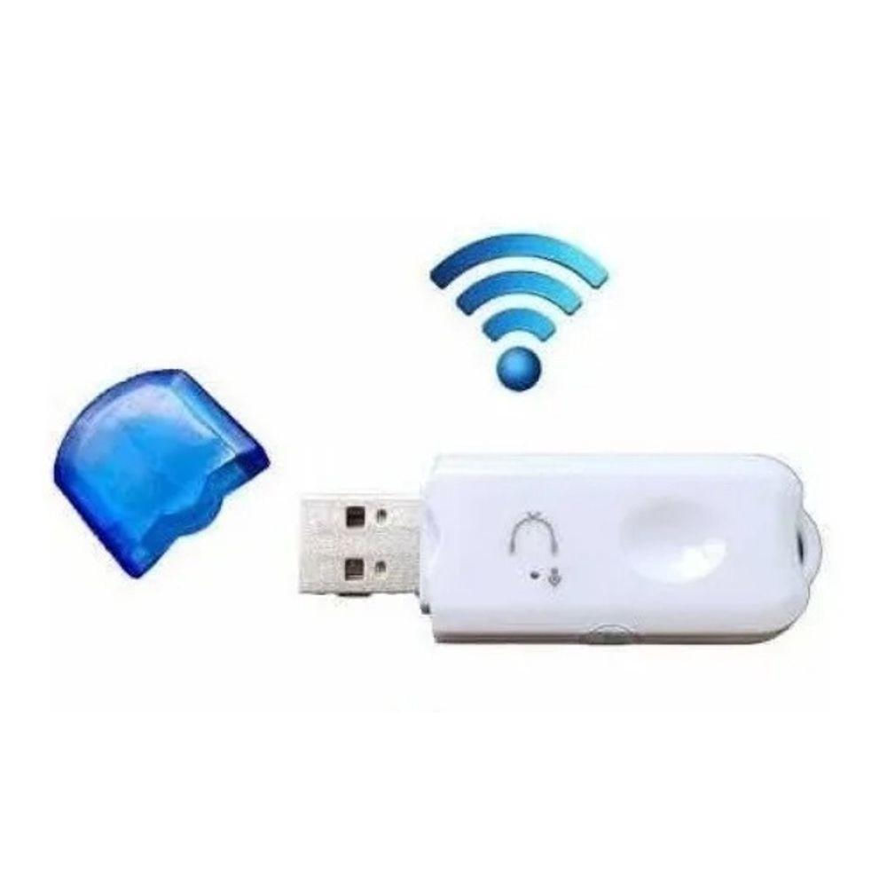 Adaptador Usb Bluetooth Receptor áudio Branco /az