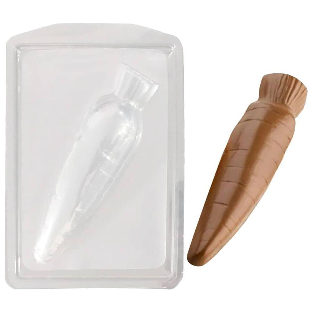 Forma De Silicone Para Chocolate - Cenoura