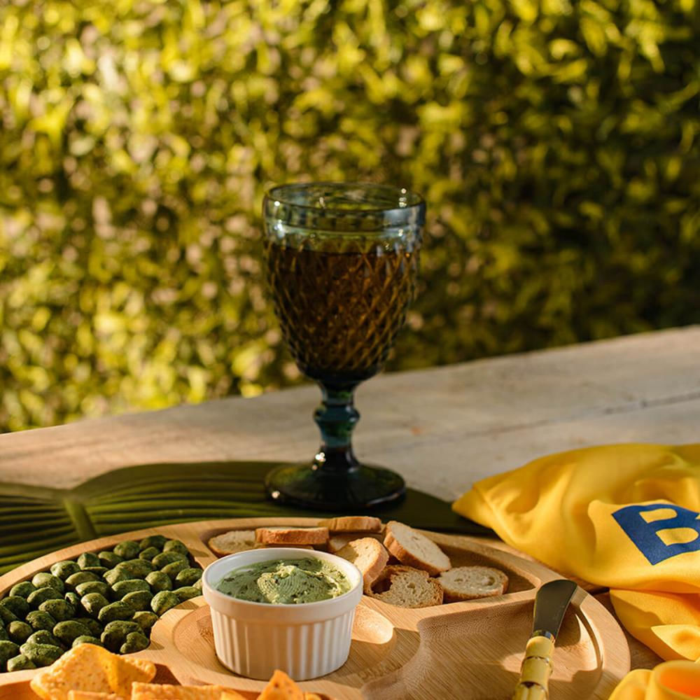 Conjunto 12 Taças para Água e Suco de Vidro 325ml Lyor Bico de Abacaxi para Eventos Casa
