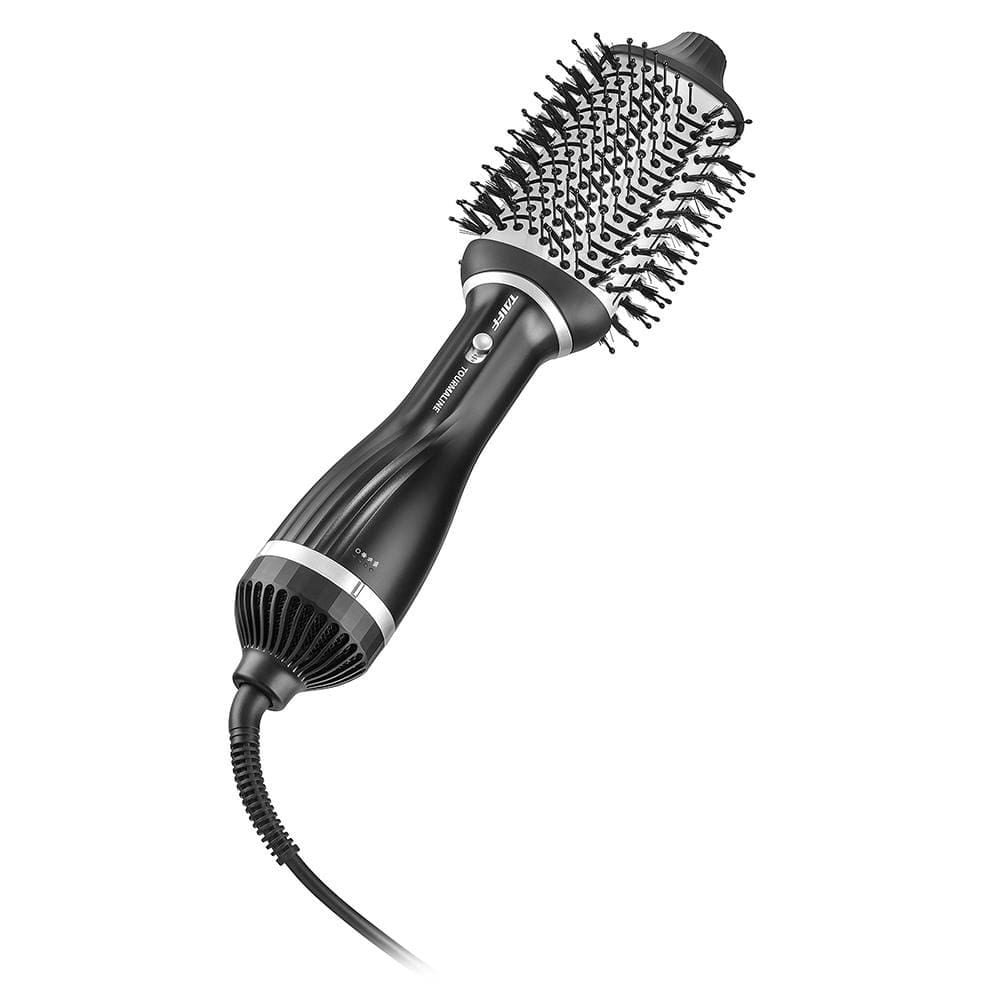Escova Oval Taiff Tourmaline com Cabo Giratório Preto / 220V