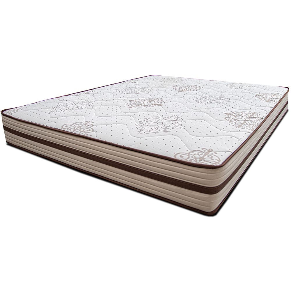 Colchão de Casal Cama InBox Livity com Molas Ensacadas e Espuma D26 Bege